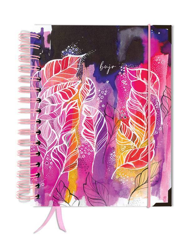 bullet journal - night flower