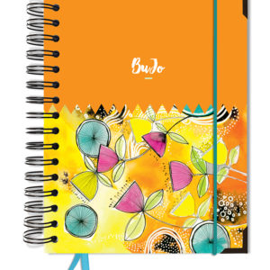 bullet journal - coctail orange