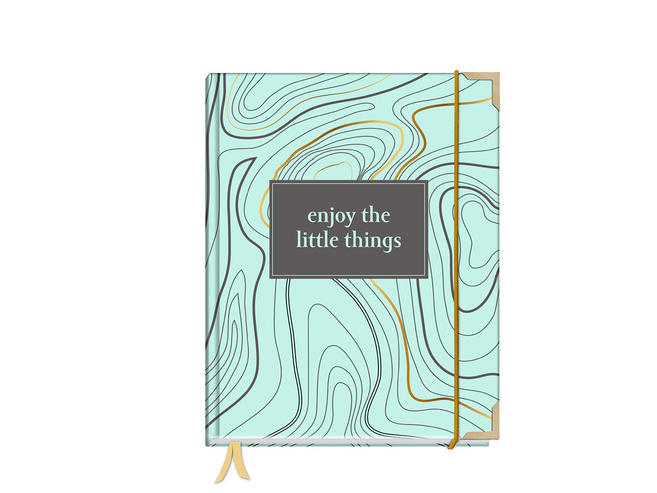 Planer / kalendarz 2026 szyty – POZIOMICE TURKUS planer kalendarz roczny