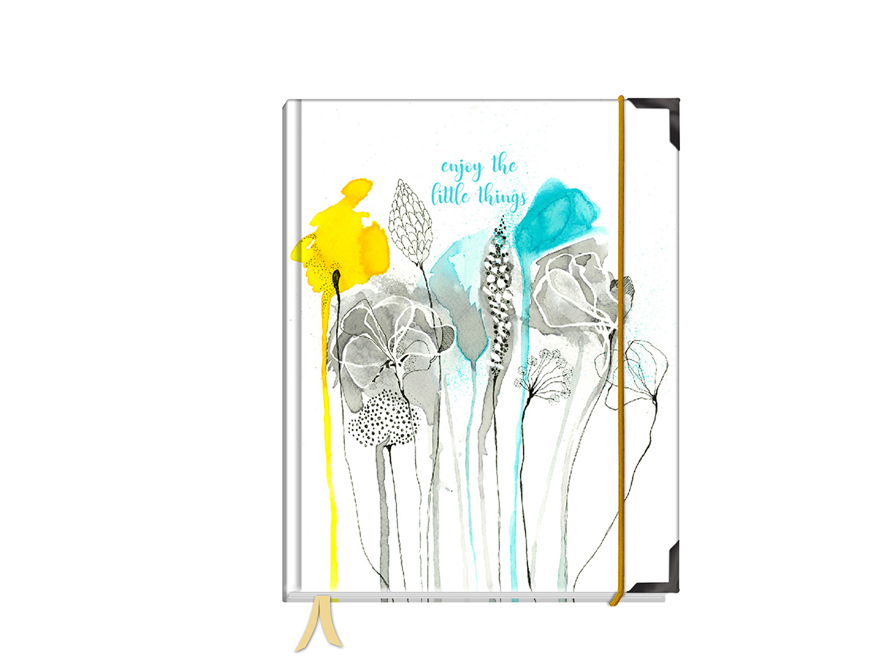 Bullet journal szyte – badyle planer kalendarz szyty