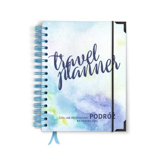 Travel planer – akwarela travel planer pamiętni podróży