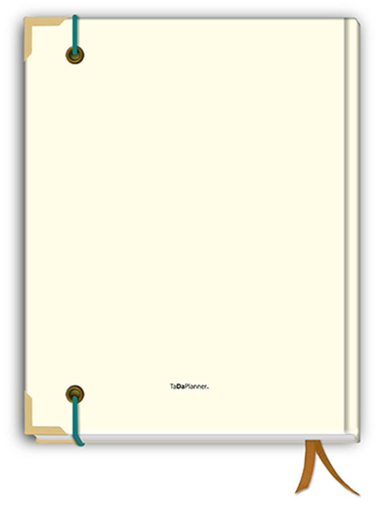 Bullet journal szyty – magnolia planer kalendarz bujo personalizowany szyty