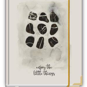 Kalendarz książkowy 2026 PLANER – STONES GOLD kalendarz bujo bullet journal notes personalizowany