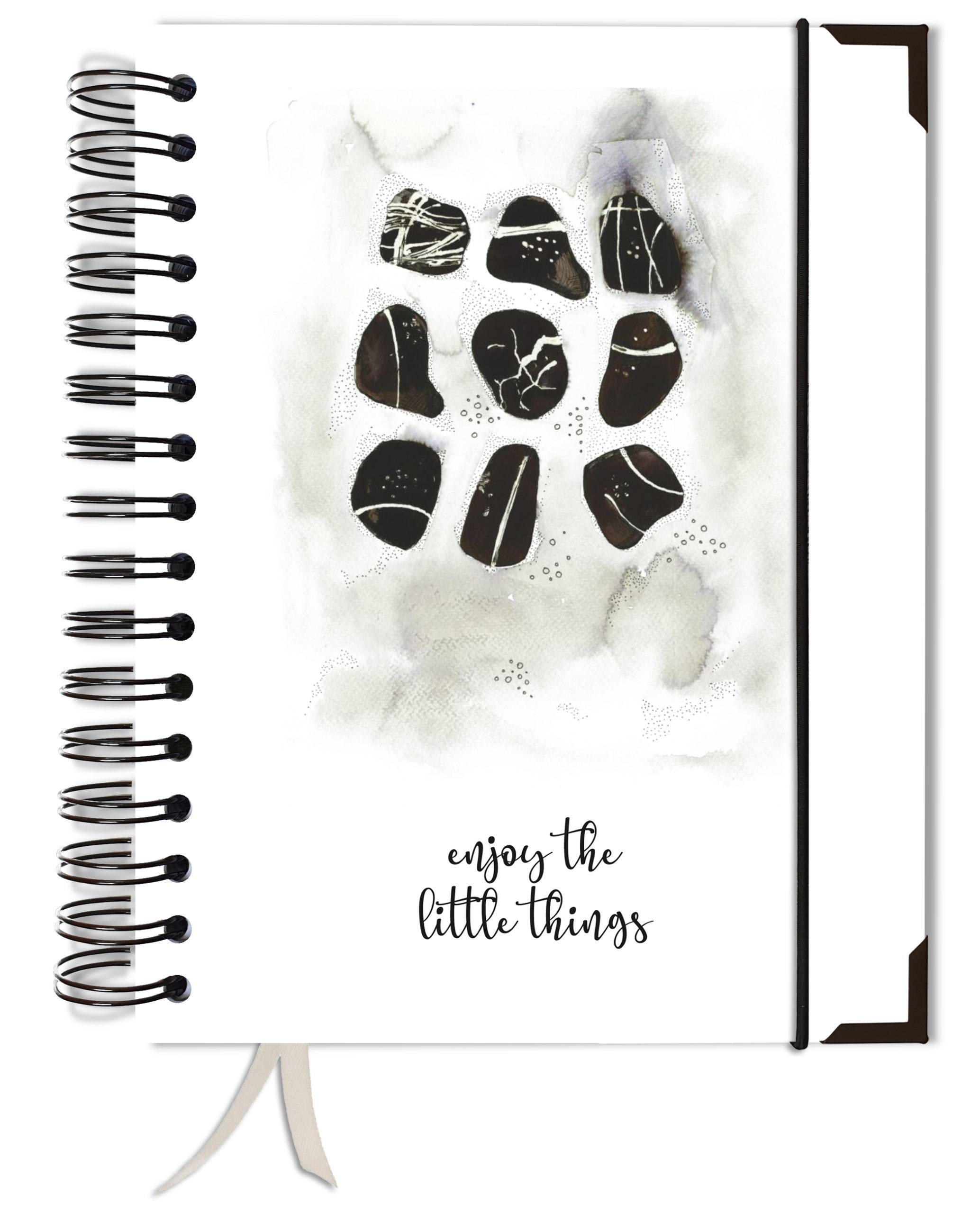 Planer trenera 2026 stone white planer kalendarz bullet journal