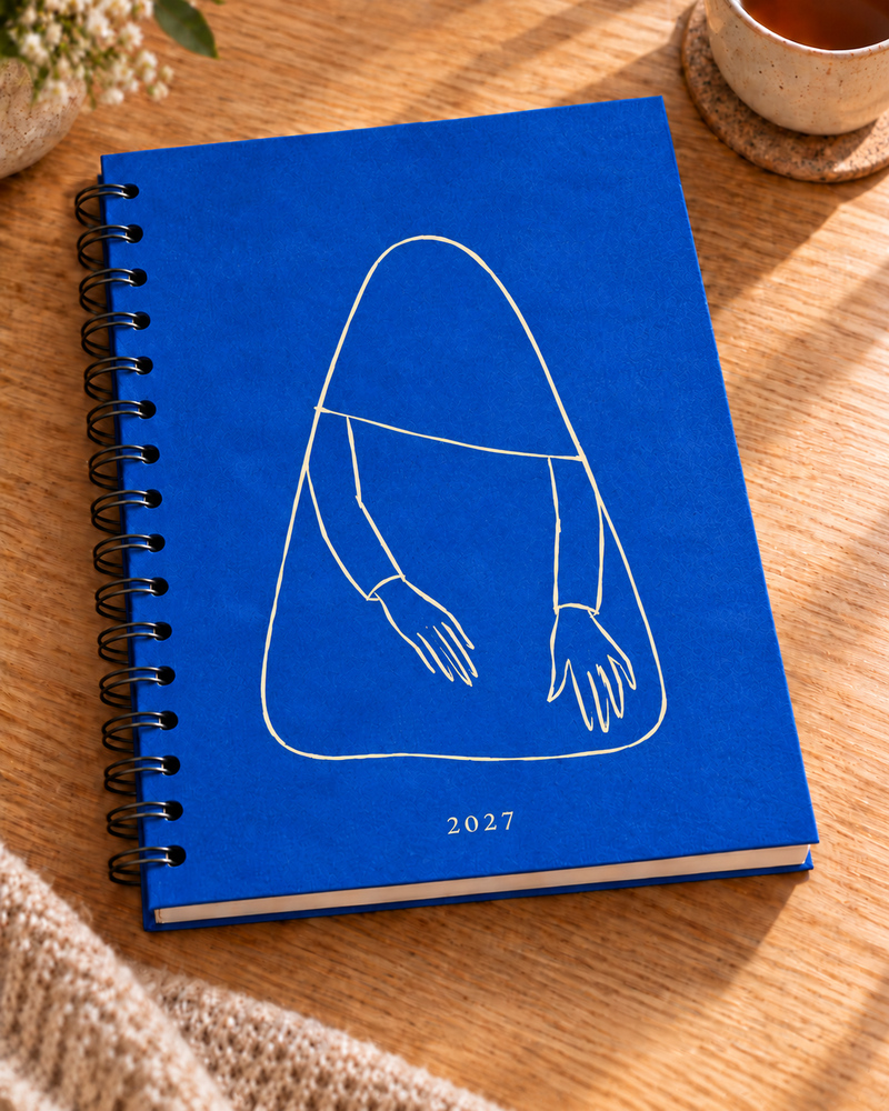Kalendarz 2027 – SERIA KOLOR – NIEBIESKI Personalizowany planer 2027 TaDaPlanner